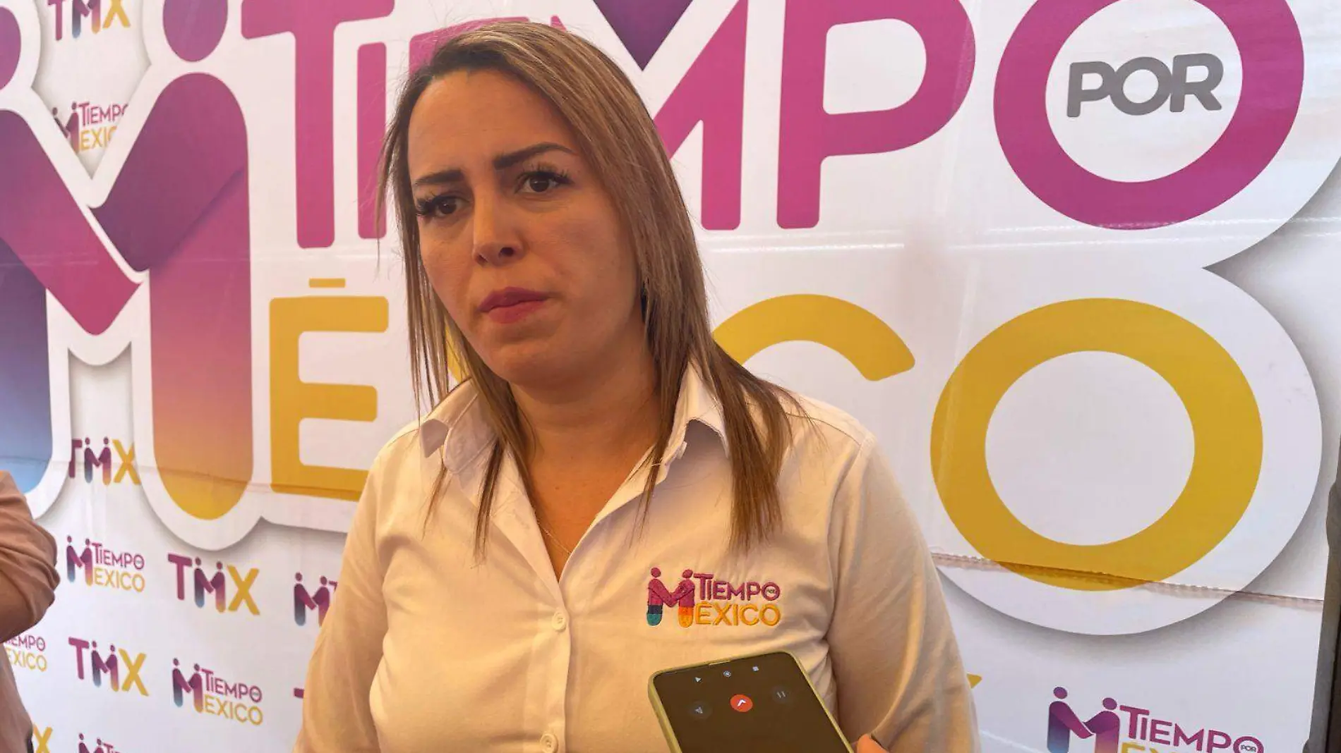 Karla Martínez, líder estatal de Tiempo x México